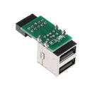 Mainboard 9pin To Dual USB2.0 Female Pin Header