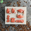 Graduation Hat Silicone Mold Fondant Mould Chocolate Mold Cake Decorating J lj