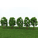 65x Plastic 3.15in 1/150 N Gauge Trees Train Park Building Sandtable Accessories