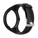 Luxury Wristband Strap and Clasp Replacement For Polar M200 Bracelet Black