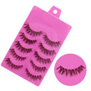 5 Pairs Fashion Natural False Eyelashes Handmade Soft Long Makeup Eyelashes Z-1