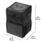 Car Trash Can with Cover Car Back Storage Box Folding Waterproof Trash Can  G5I7