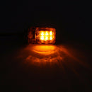 2Pcs LED motorcycle mini turn signal light blinker indicator lamp amber lj
