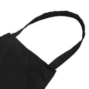 Unisex 2 Pocket Black Kitchen Apron Bib, One Size in Medium S4R8