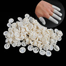 100pcs Natural Rubber Gloves Finger Cots Latex Fingertip Protective Disposable