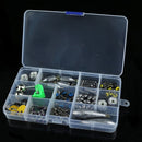 Fishing Lures Hook Bait Plastic Storage Box Adjustable Case Tackle Accessory