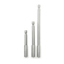 3pcs Magnetic Bit Holder Extensions Quick Change 1/4" Hex Shank Tool 75-150mm JR