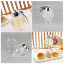 Clear Honey Syrup Dispenser Acrylic Kitchen Holder Pot Container ^