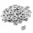 150 Pieces Love Heart Charms Pendants for DIY Jewelry Making Findings Beads