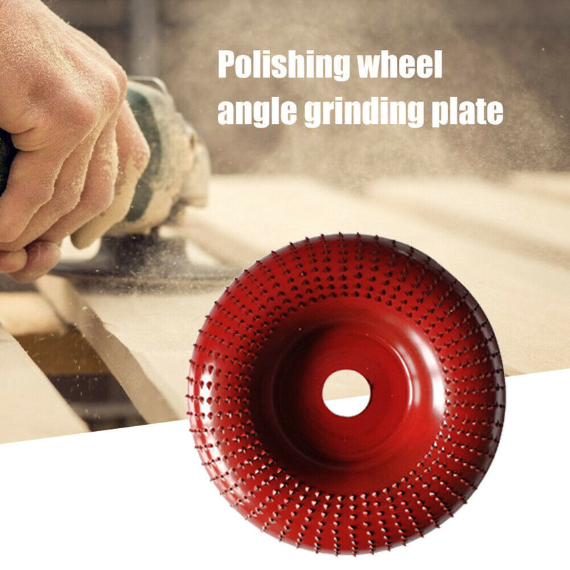 22mm Steel Wood Angle Grinding Wheel Abrasive Disc Angle Grinder (Wine Red)