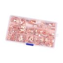 Wire Crimp Open Barrel Connector Copper Ring Lug Terminals Assortment Kit Motors