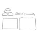 5pcs Metal Suitcase Embossing Cutting Dies Stencils DIY Scrapbooking Decor