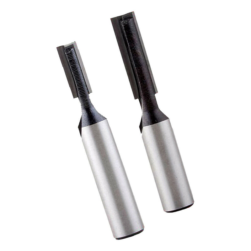 2 Pieces 8mm Shank Straight Dado Router Bit Carbide Wood Milling Cutter