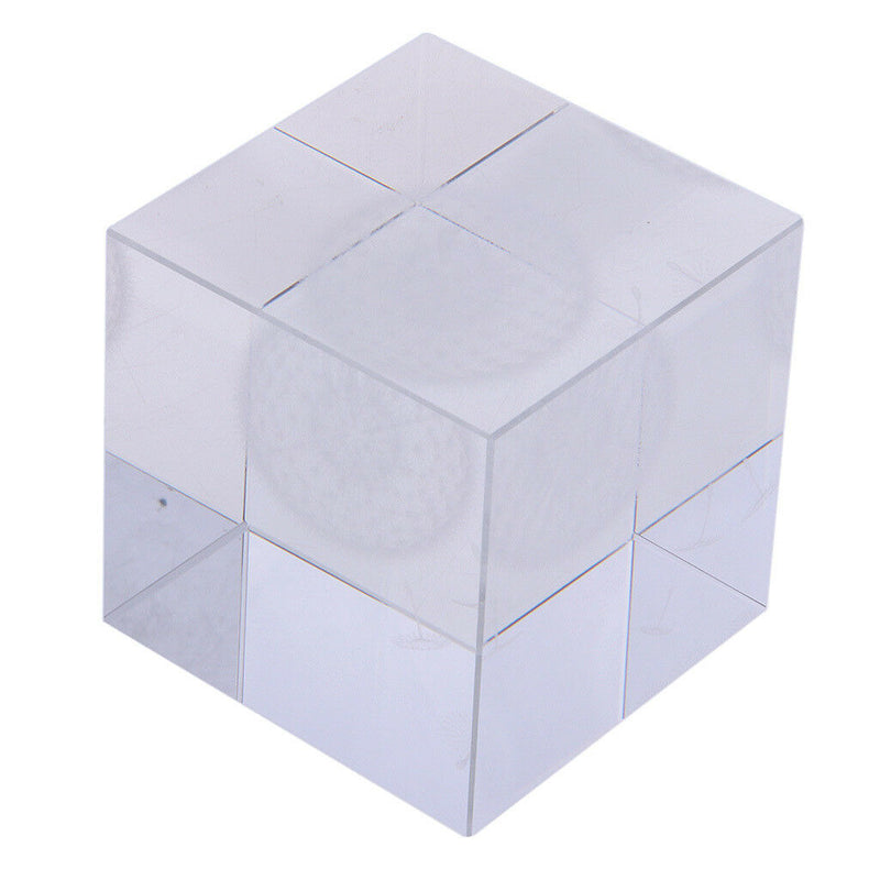 Dandelion Crystal Cube Paperweight Fengshui Crystal Home Decoration Props