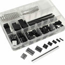 1450Pcs 2.54 mm Wire Housing Connector Kit Crimp PCB Pin Headers Set For Du