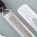 Zester Stainless Steel Grater Cheese Plastic Cover Long Handle with Rubber