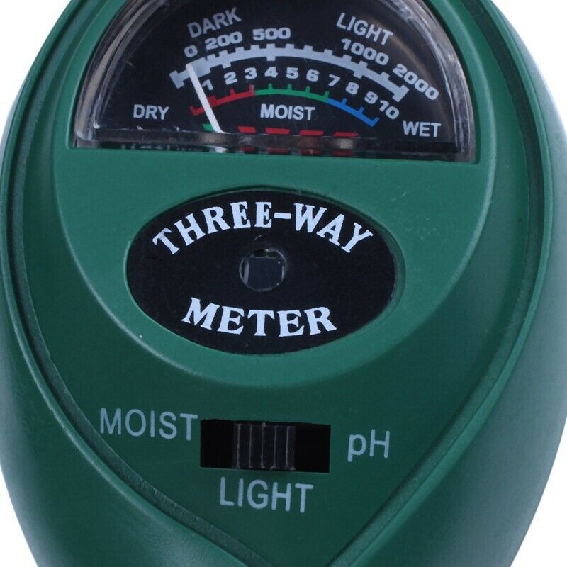3 in 1 Soil Tester Soil Meter PH Value Meter Moisture Light Intensity