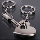 Lover His Her Keychains Keyrings Couples Arrow& "I Love You" Heart & Keys 3C