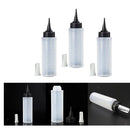 3 Packs 150ml Salon Hair Color Measuring Applicator Bottle w/Scale Hairdressing