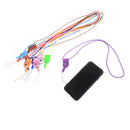 2pcs Candy Colour Cellphone String Lanyard Cord Anti-Drop Phone StrapS Kw
