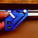 Multifunctional Woodworking Protractor Carpenter Tools Triple-cornered Rule