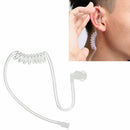 Acoustic Tube Surveillance Security Coiled Headset Ear Tip Earpiece For Ear R6E4