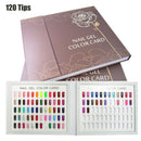 120 Colors Manicure Tool New False Nail Color Book Color Display Nail Art G J8M3