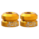 Bike Vacuum Tire Law Mouth Nut Bicycle Tire Inner Tube Valve Caps Yellow