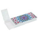 DIY Mandala Special Shaped Diamond Painting 2 Grids Students Pencil Case