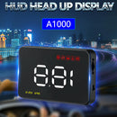 A1000 Windscreen Car Head Up Display 3.5" HUD OBD II ODB2 MPH KMH Speed Warning