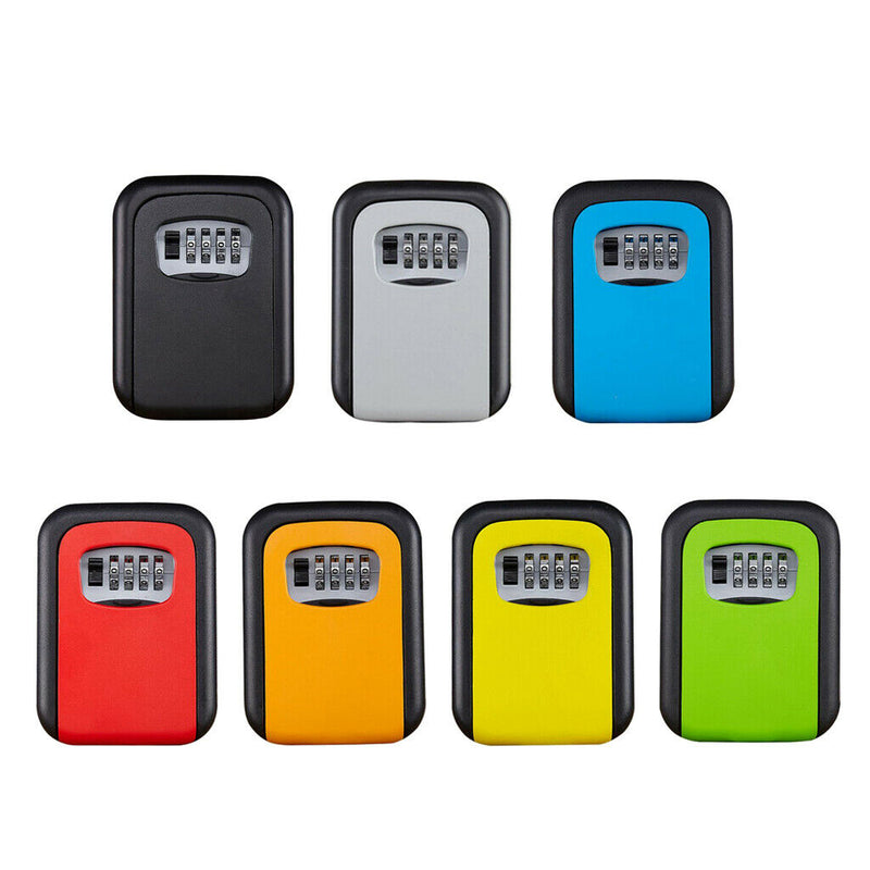 Outdoor Combination Key Safe Box Wall Mounted Security Keys Holder Case for Home