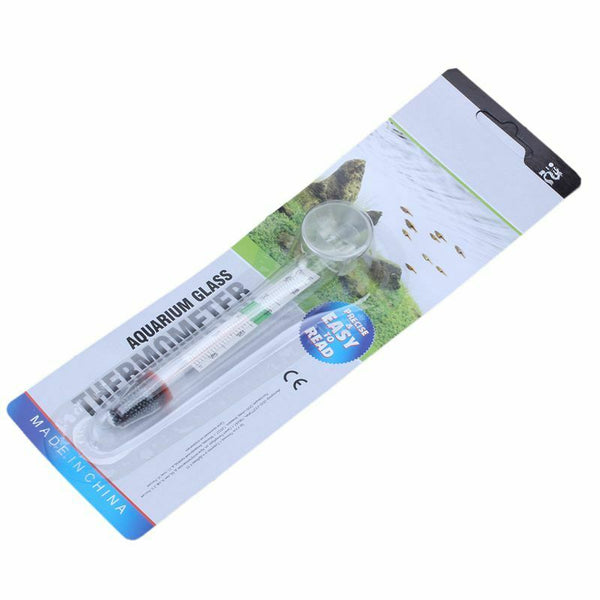 5x New Glass Meter Fish Tank Water Temperature Aquarium Thermometer Suction U8F3