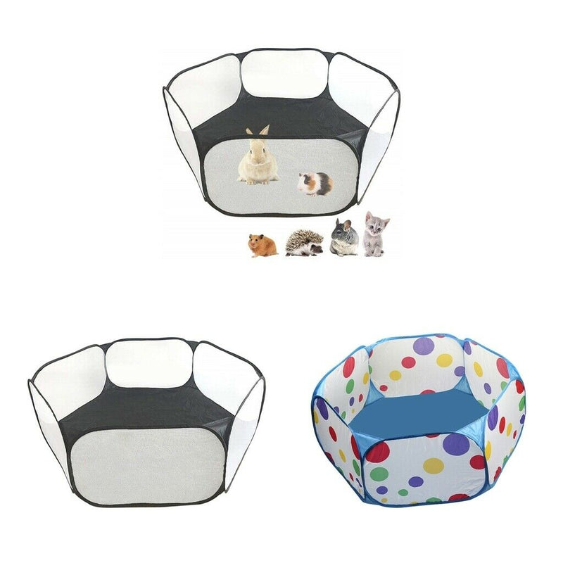 2x Small Animals Pen Cage Hamster Rabbit Chinchilla Squirrel Indoor/Outdoor