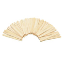 50X Large Wooden Popsicle Sticks Kids Hand Crafts Ice Lolly DIY Making Toys FT