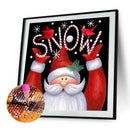 Diamond Painting Snowman Santa Full Round Wall Picture DIY Set (yc4187)