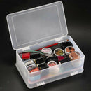 Plastic Transparent Multifunctional Rectangular Storage Box Nail Art Tool Box