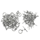 50 Set OT Toggle Clasp Pendant For Jewelry DIY Making Accessories