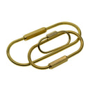 3pcs Small/Medium/Big Screw Lock Key Chain Key  Clasp Bag Buckles