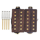 Electric Guitar Humbucker Ceramic Magnet Double Coil Pickups (Neck&Bridge) Wood