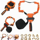 Woodworker Photo Frame with Strap Clamp Holder Miter Vise Ratchet Angle Cla