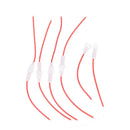 5Pcs White In-Line 5X20Mm Glass Agc Fuse Holder Inline Screw Type ã€ ME