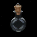 10Pcs Claear Glass Wishing Bottles with Cork Message Weddings Wish Jewelry