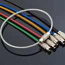 5pcs Stainless Steel Wire Rope Keychain Key Ring Cable For Outdoor Hiking Sports