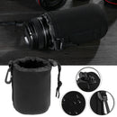 Neoprene DSLR Camera Lens Pouch SLR Lens Shockproof Soft Protective Bag (M)