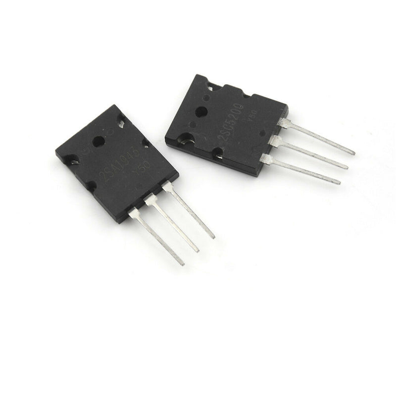 1pairOR 2PCS Transistor TO-3PL 2SA1943-O 2SC5200-O 2SA1943 2SC5200 A1943 C520 Tw