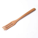 2x Eco-friendly Wood Salad Dinner Fork Dessert Fork Tableware Dinnerware