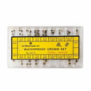 1 Set Watch Ring Waterproof Repair Tool Watchmaker Multi Sizes Crown O Ring Kit