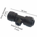 50 Water Pipes Connected 1/4 inch Tube Outer Diameter Plastic Non-Slip Atom