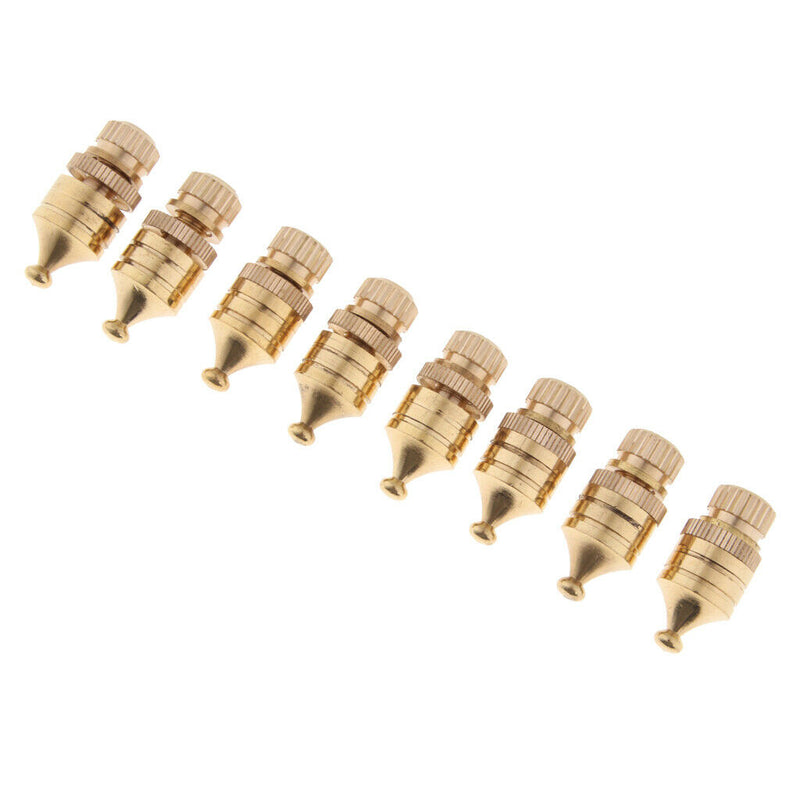 8Piece Copper Speaker Isolation Spikes Floor Protectors Isolation Stand Foot for
