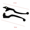 2x Black Motorcycle Clutch / Front Disc Brake Handle For Suzuki GN125 GS125 fds
